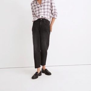 Petite Balloon Jeans in Biscayne Wash: Raw-Hem Edition